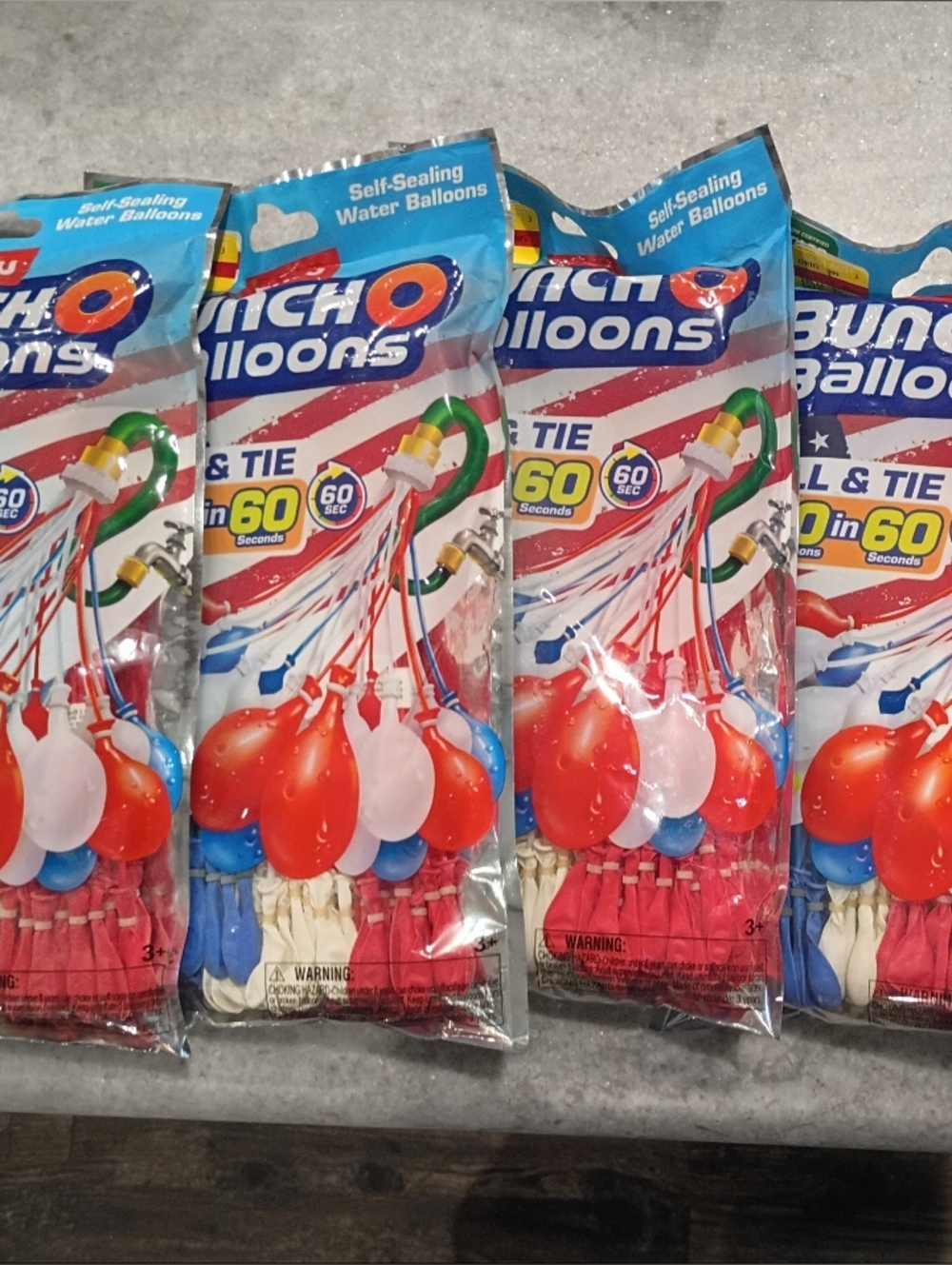 Bunch O Balloons Multicolor Self-Sealing Water Balloons - 5 Packs